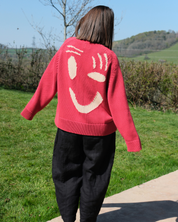 Feel Good Cardigan - Red