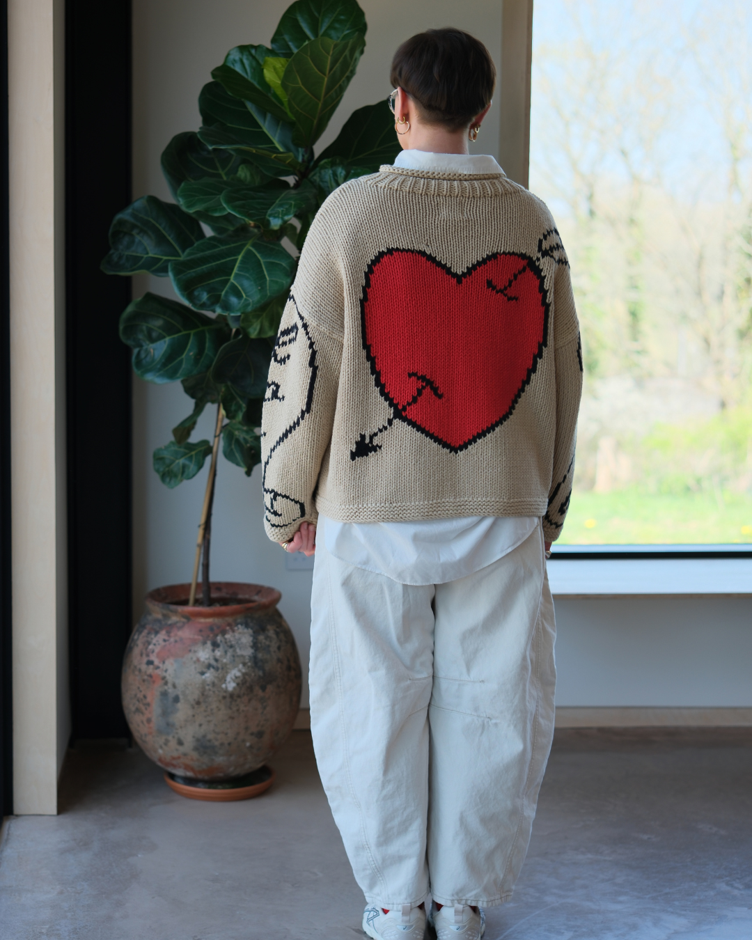 The Young Hearts Jumper - Ecru