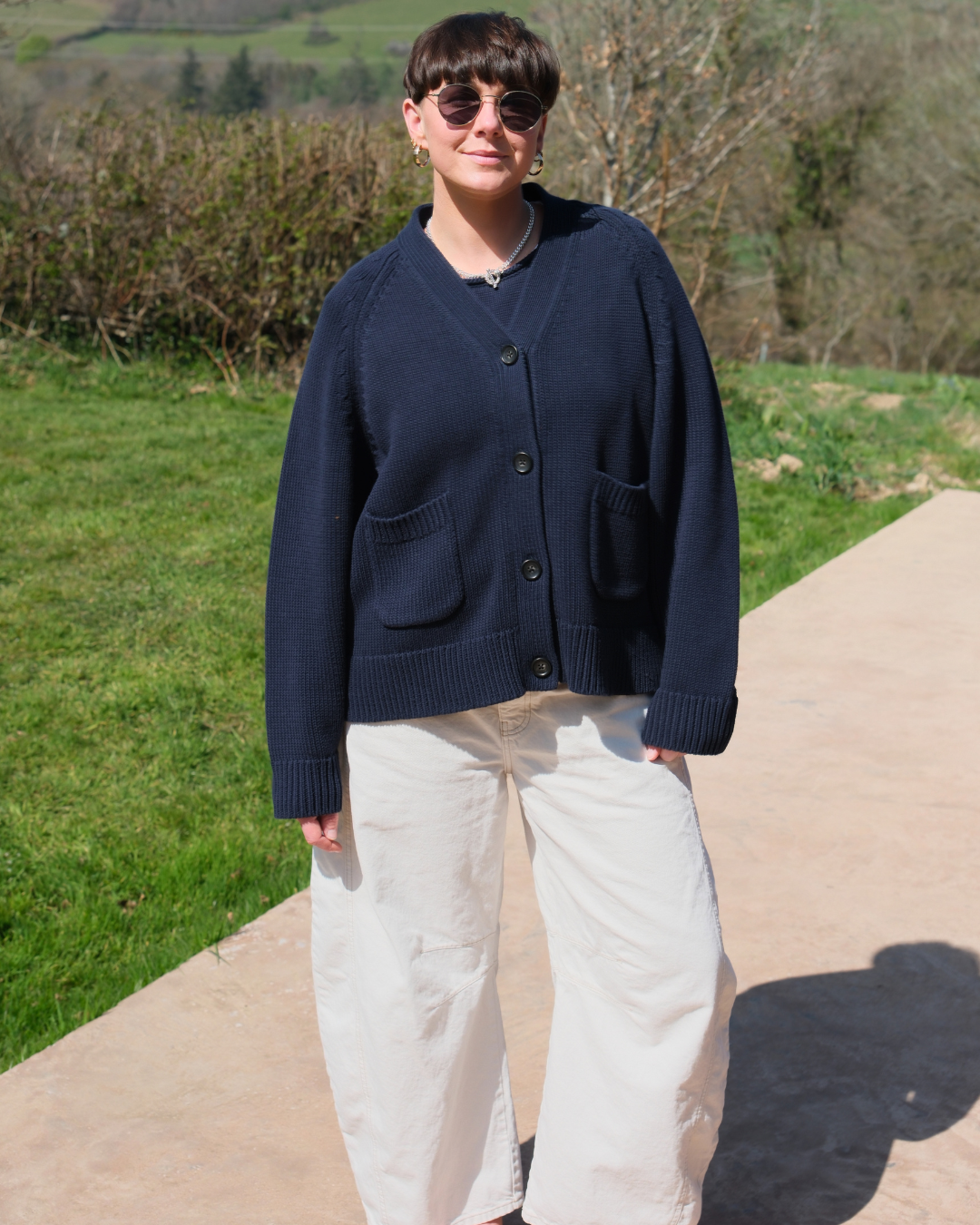 Feel Good Cardigan - Navy