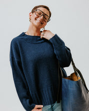 Off Duty Wool Navy Wool Crew