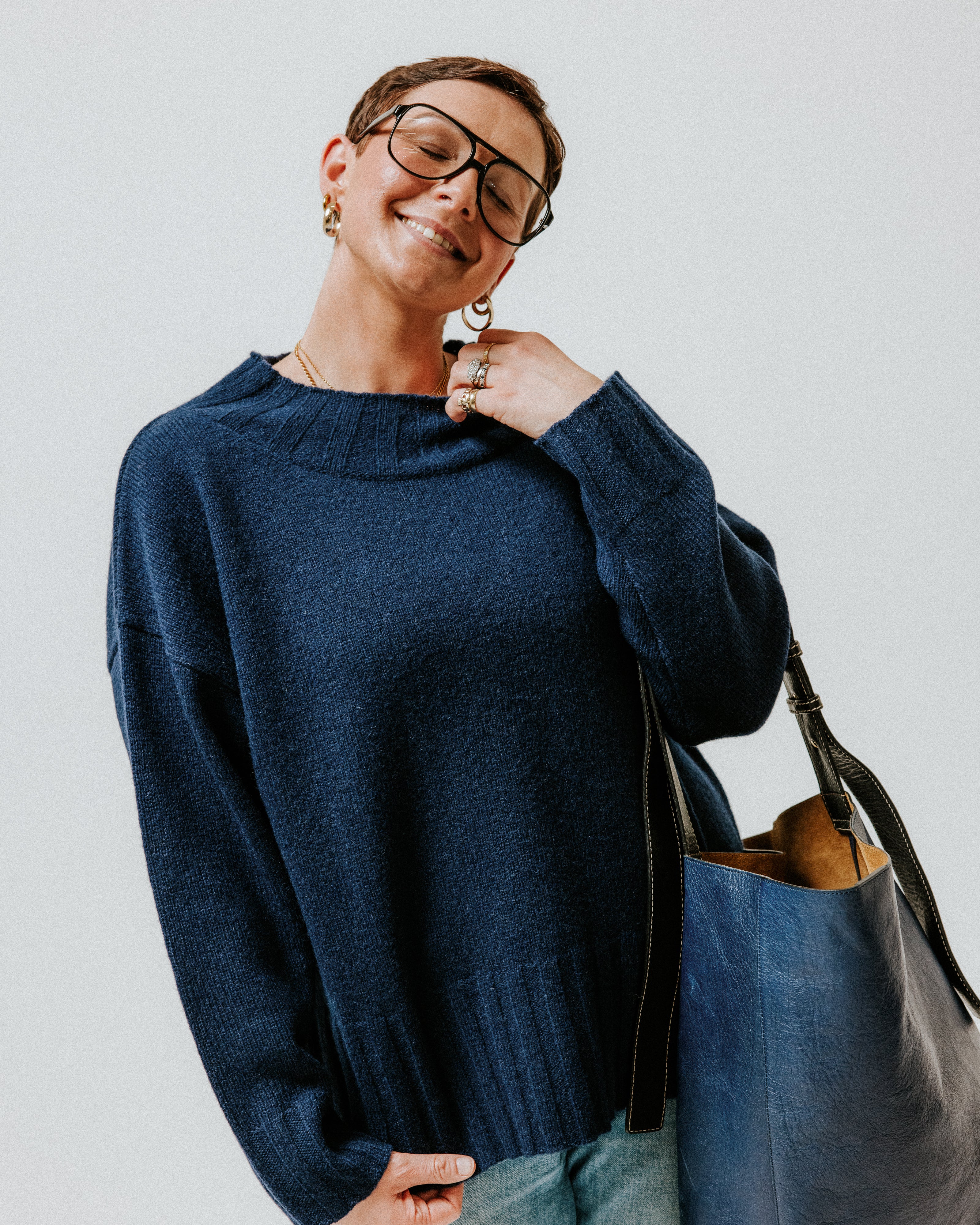 Off Duty Wool Navy Wool Crew