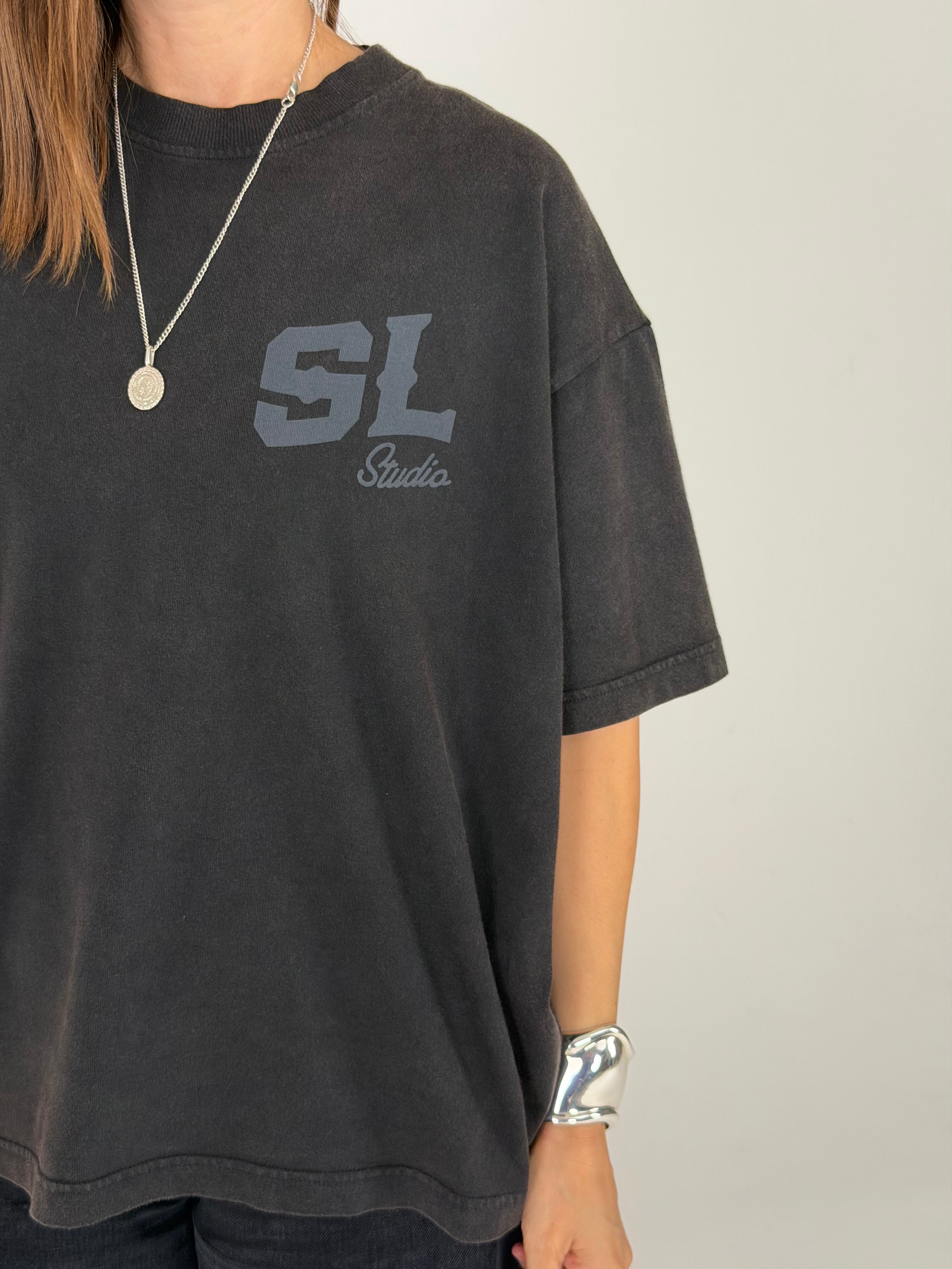 Western T-Shirt - faded black