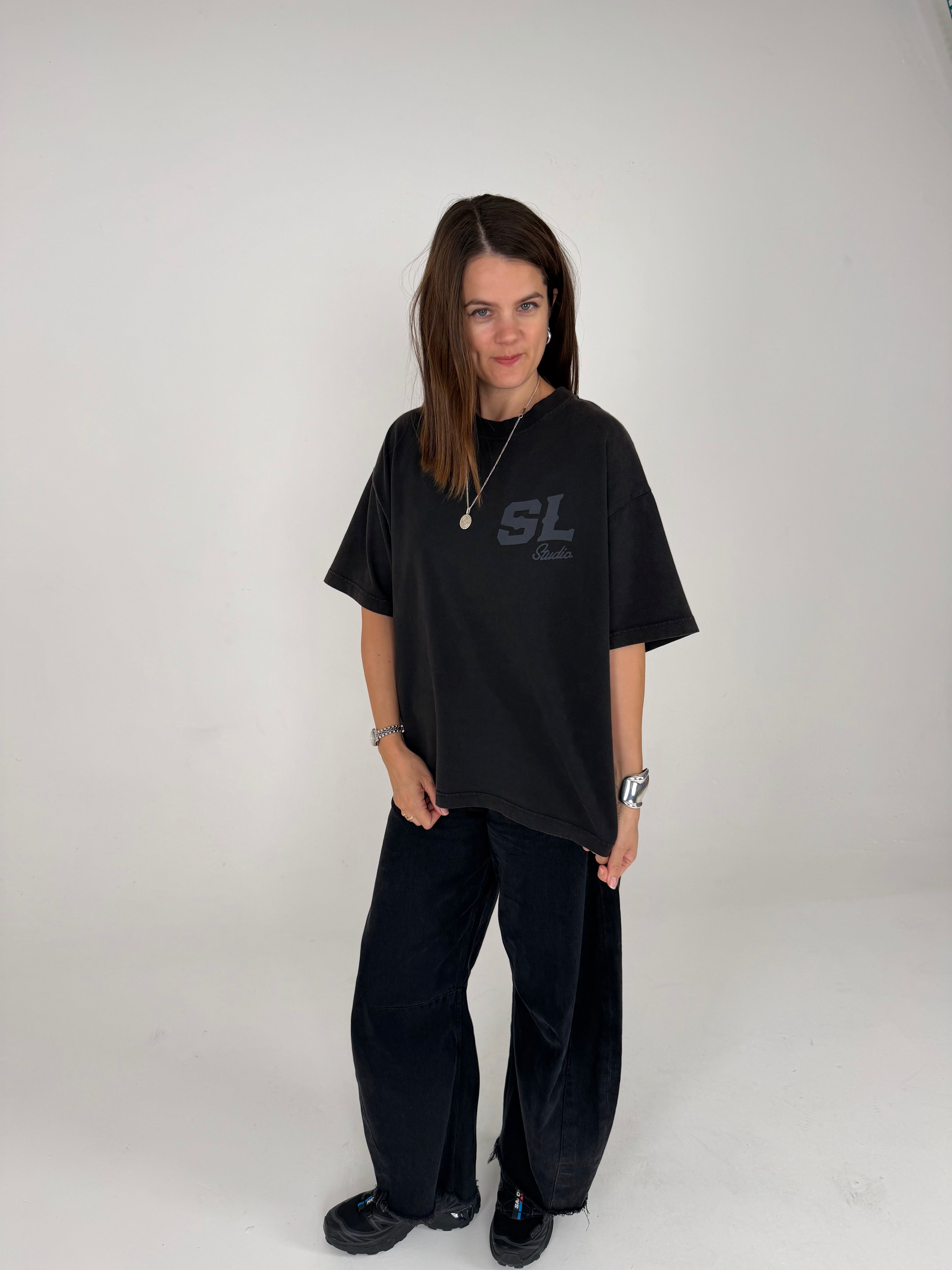 Western T-Shirt - faded black