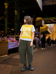 Slow Love Cotton Tank - Chamomile