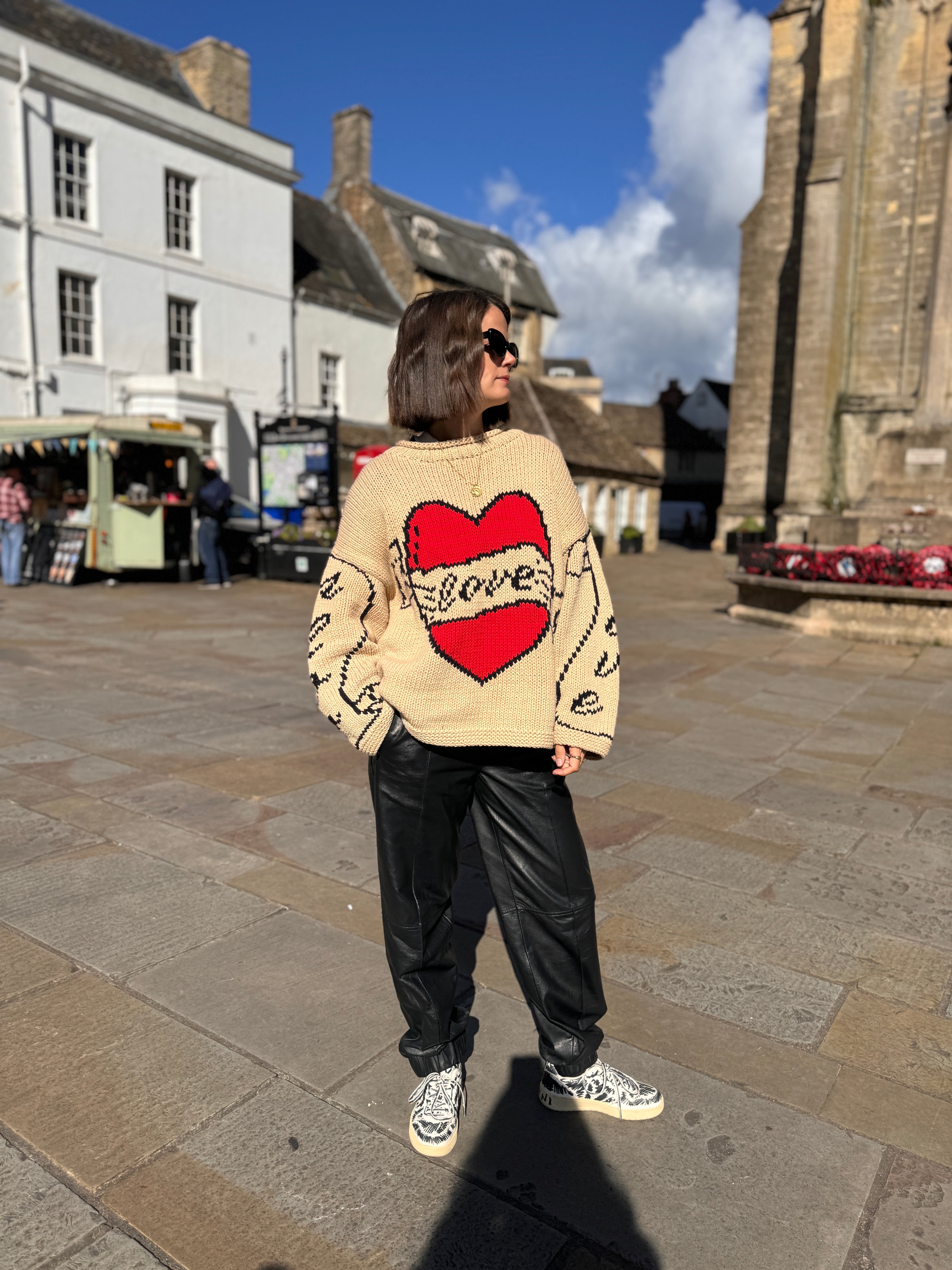 The Young Hearts Jumper - Ecru