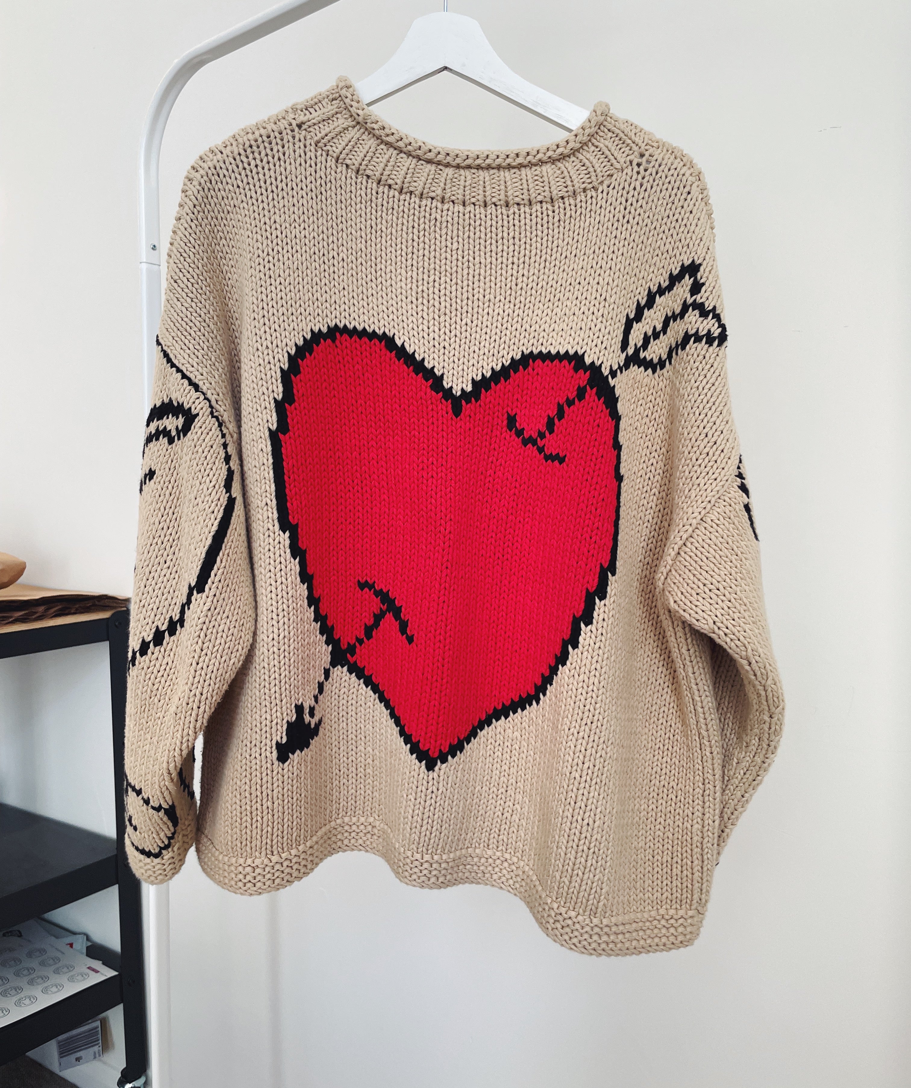 The Young Hearts Jumper - Ecru