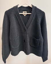 The Staple Cardigan - Charcoal