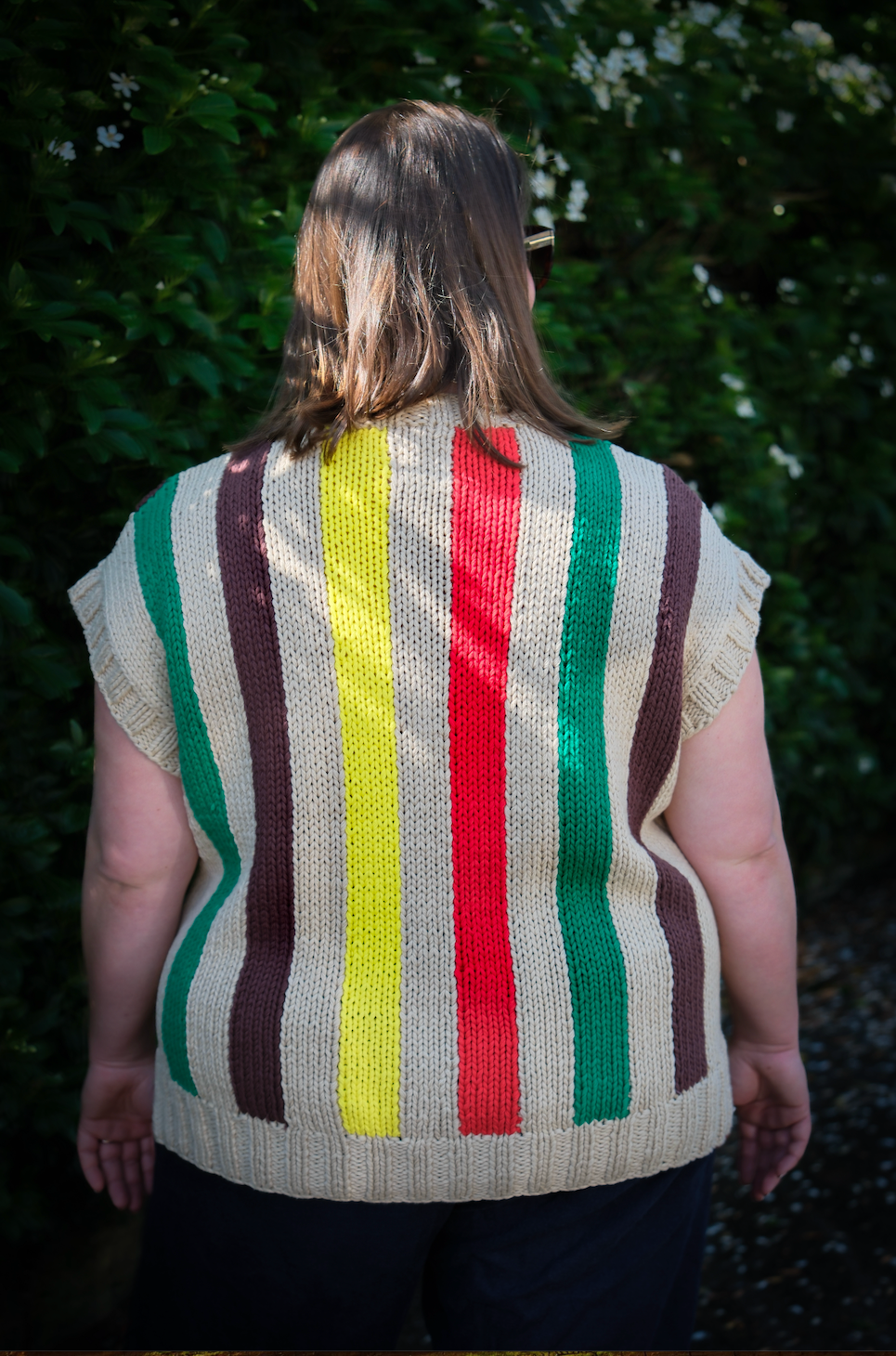 Striped Hand Knit Tank