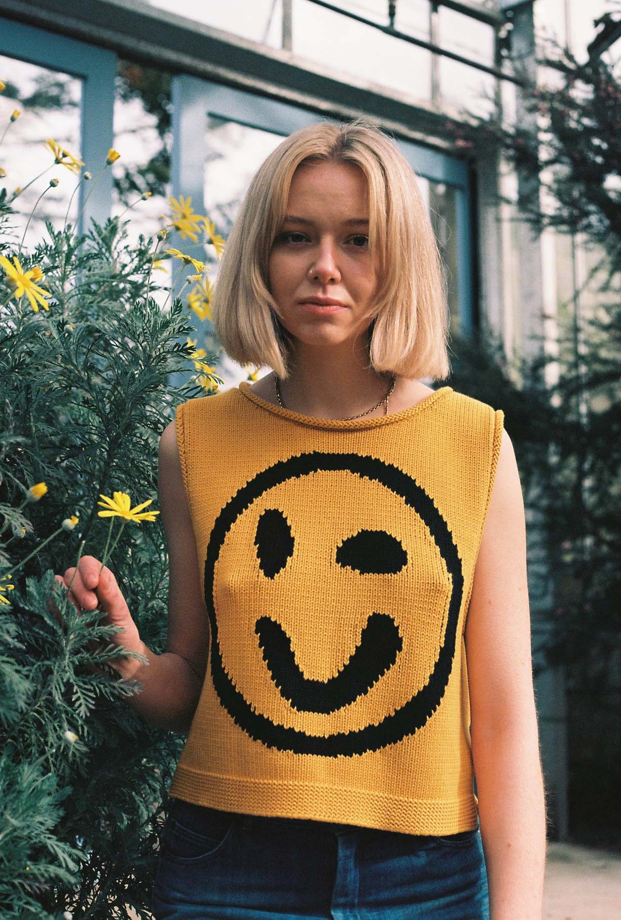 Old Skool Cotton Tank Top - Yellow