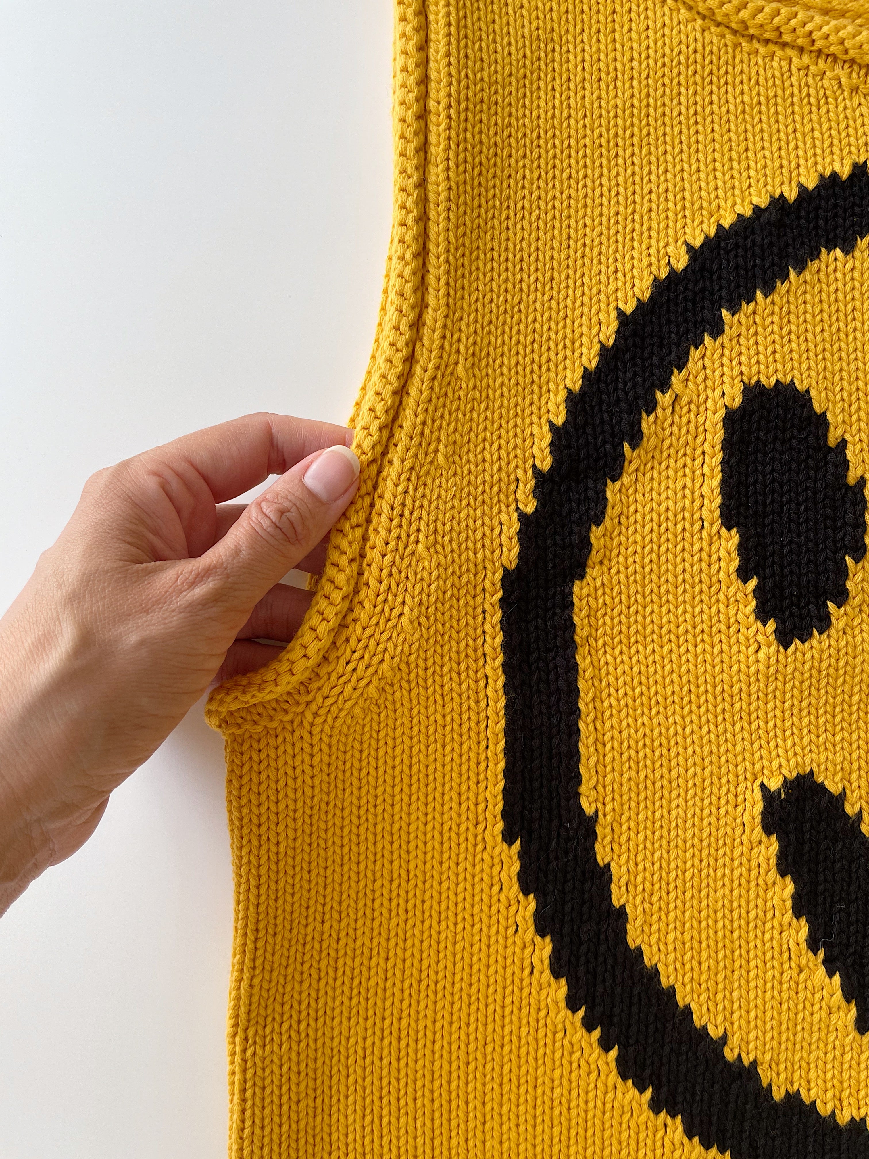 Old Skool Cotton Tank Top - Yellow