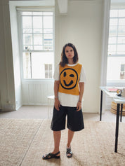 Old Skool Cotton Tank Top - Yellow