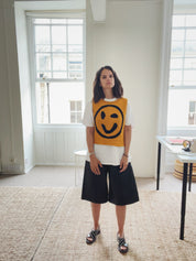 Old Skool Cotton Tank Top - Yellow