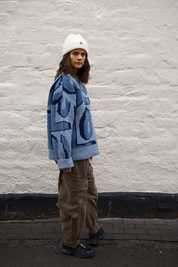 Wild Love Wool Jumper - Blue