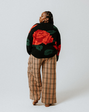 Rose Hand Knit Jumper