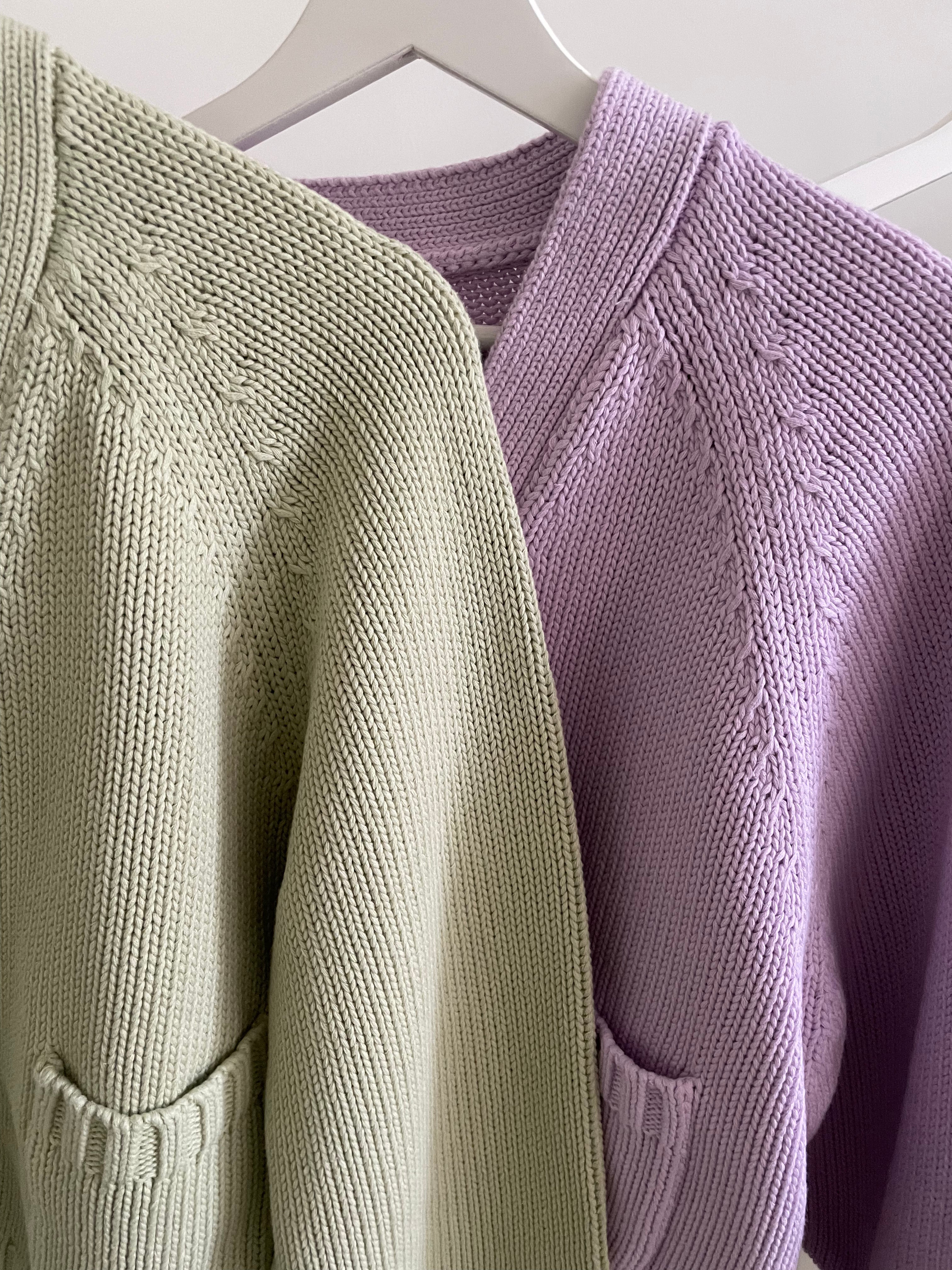 The Staple Cardigan - Parma Violet