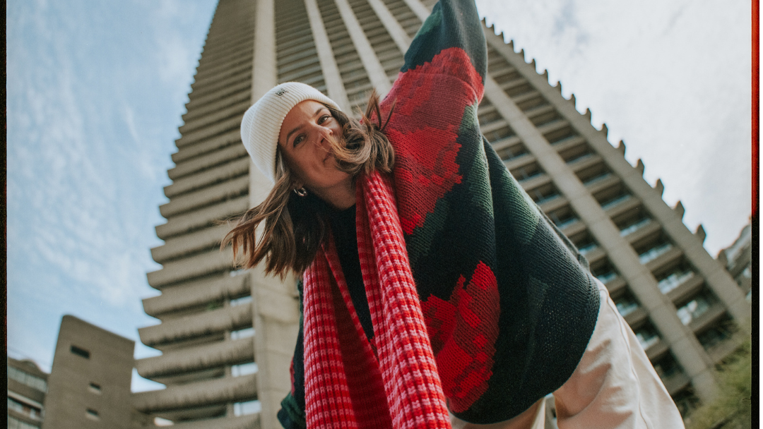 Rose Hand Knit Jumper