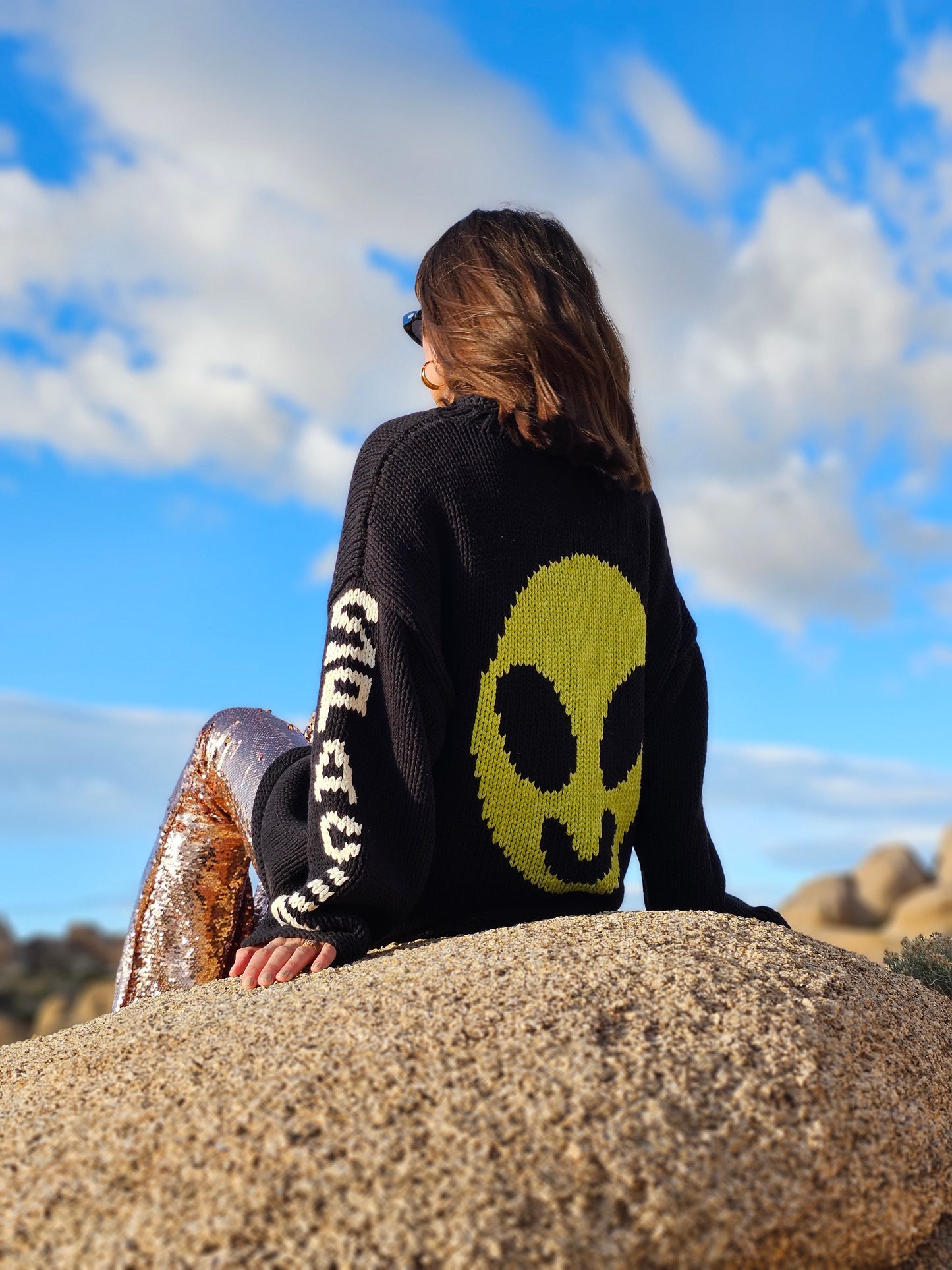 PRE-ORDER Spaced Out Hand Knit Jumper