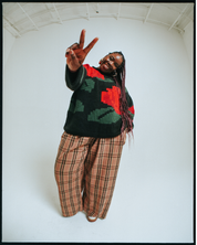 Rose Hand Knit Jumper