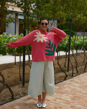 Daisy Hand Knit Jumper