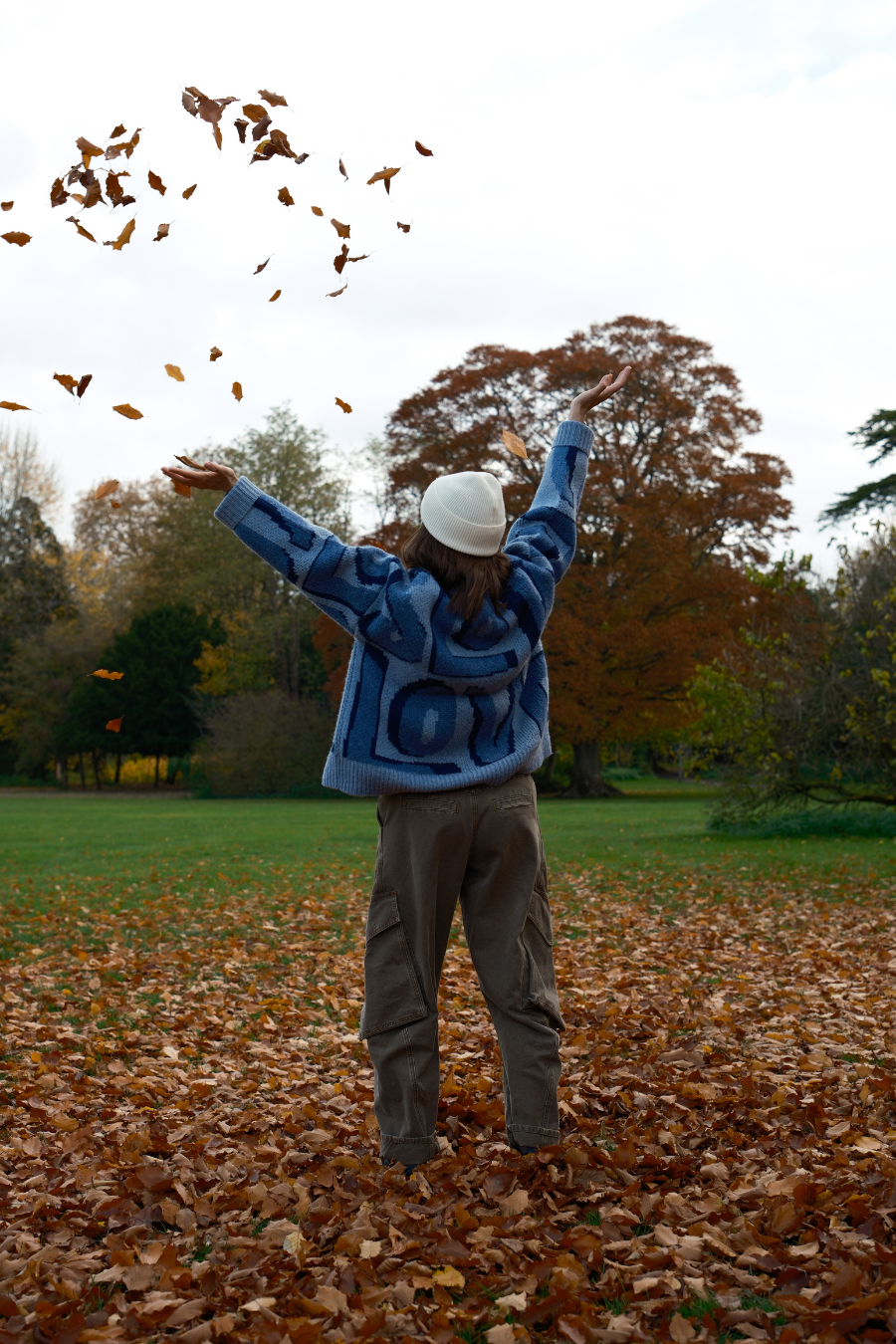 Wild Love Wool Jumper - Blue