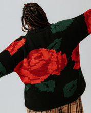 Rose Hand Knit Jumper