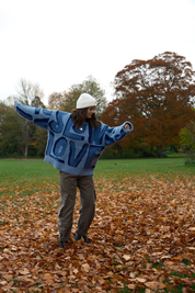 Wild Love Wool Jumper - Blue