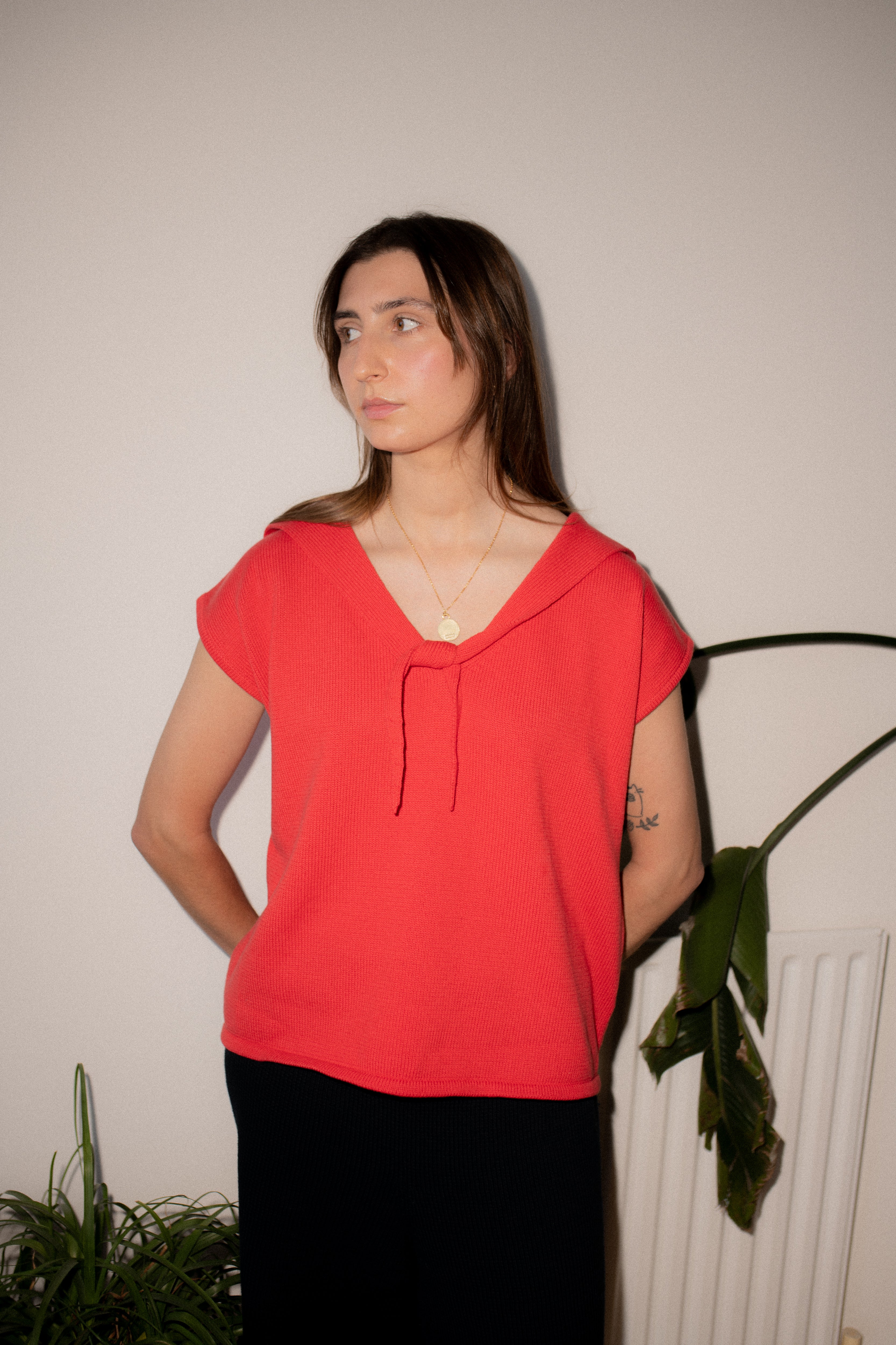 Sailor Tee- Coral