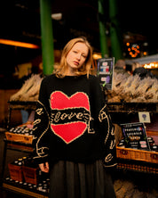 The Young Hearts Jumper - Black