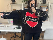 The Young Hearts Jumper - Black