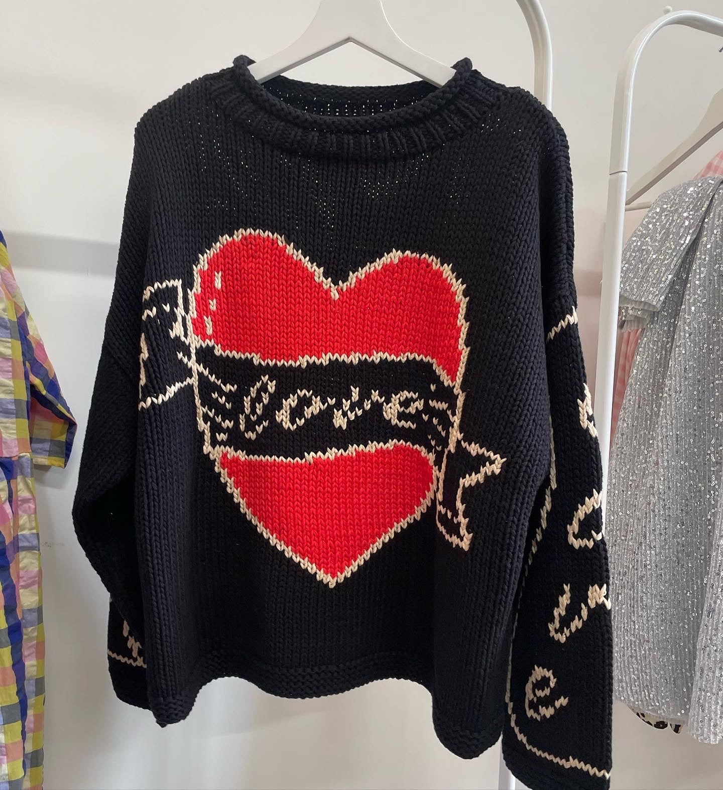 The Young Hearts Jumper - Black