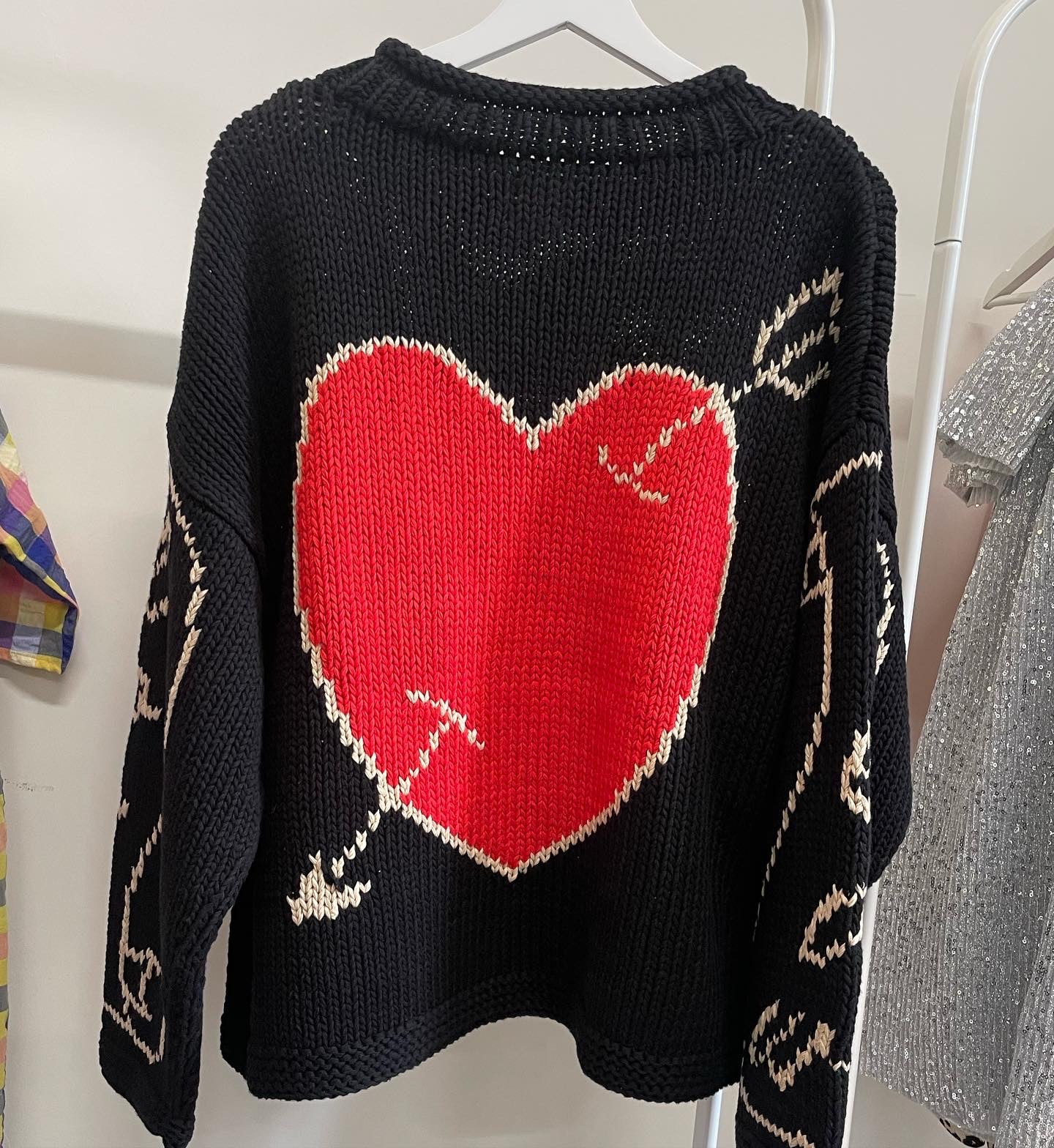 The Young Hearts Jumper - Black