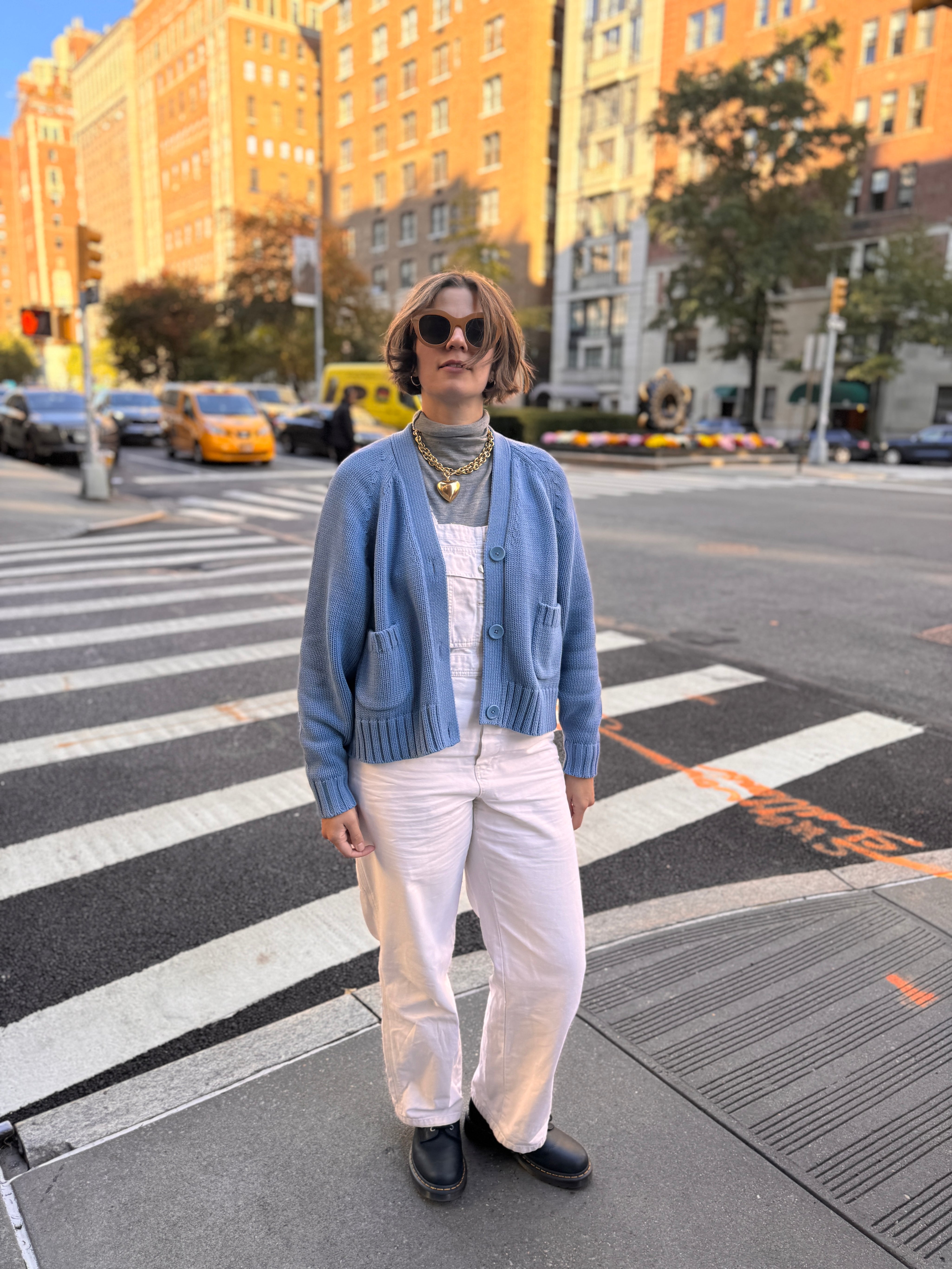 The Staple Cardigan - Powder Blue