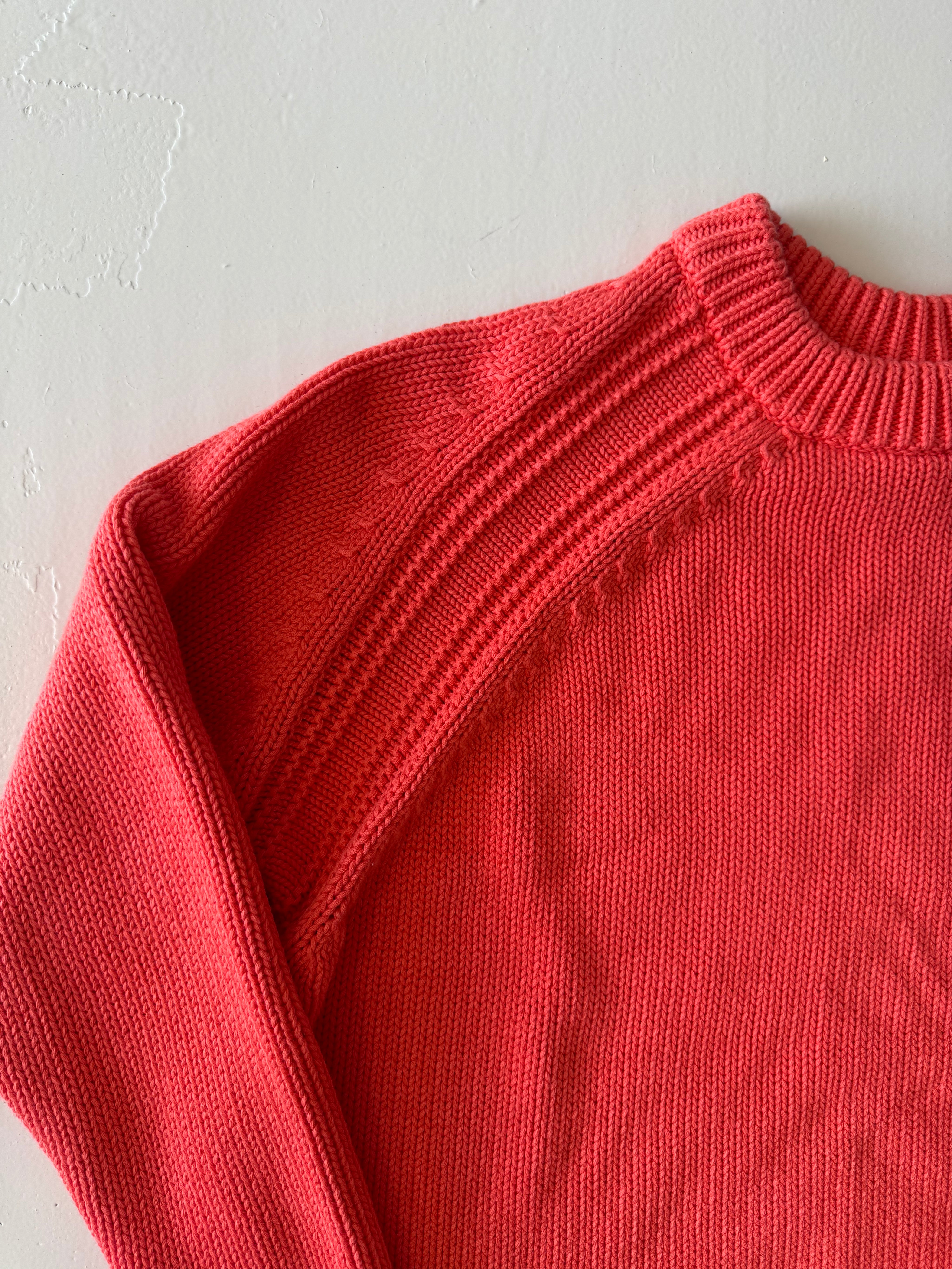 SAMPLE SALE Staple Balloon Jumper - CORAL