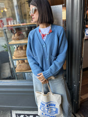 The Staple Cardigan - Powder Blue