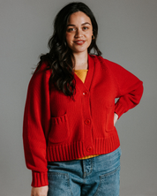slowlove-cotton-knit-cardigan-red-model