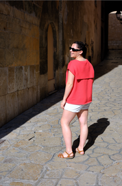 Sailor Tee- Coral