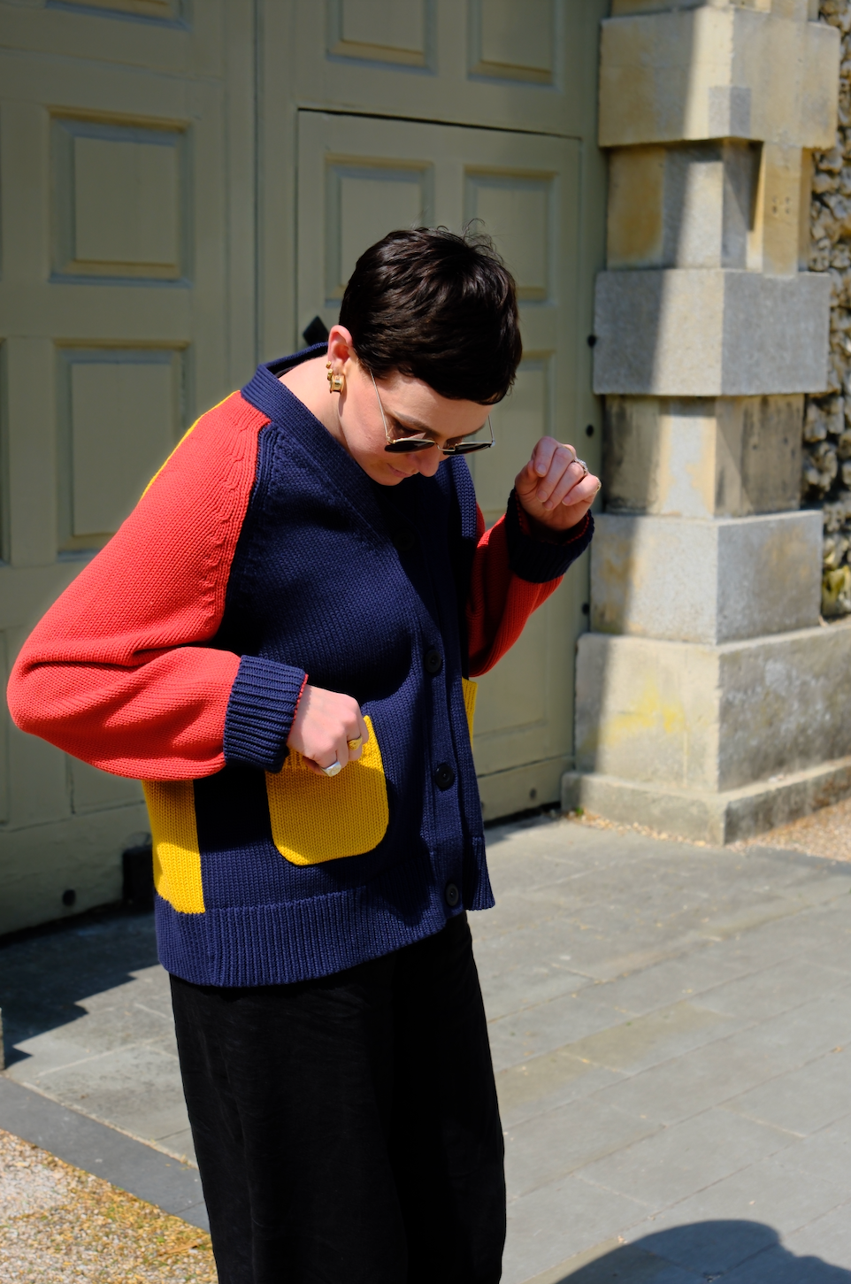 Feel Good Cardigan - Colourblock
