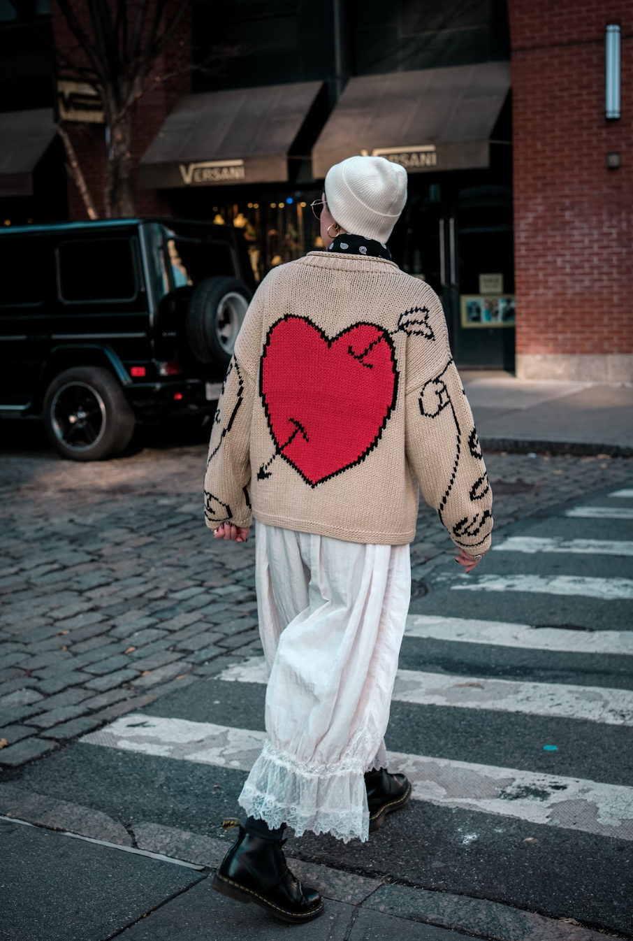 The Young Hearts Jumper - Ecru