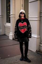 The Young Hearts Jumper - Black