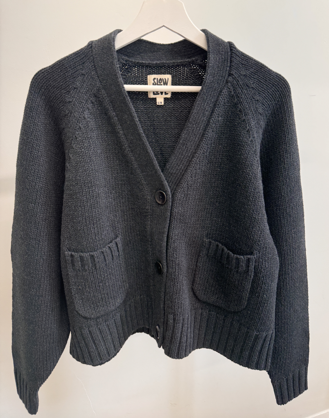 The Staple Cardigan Charcoal1