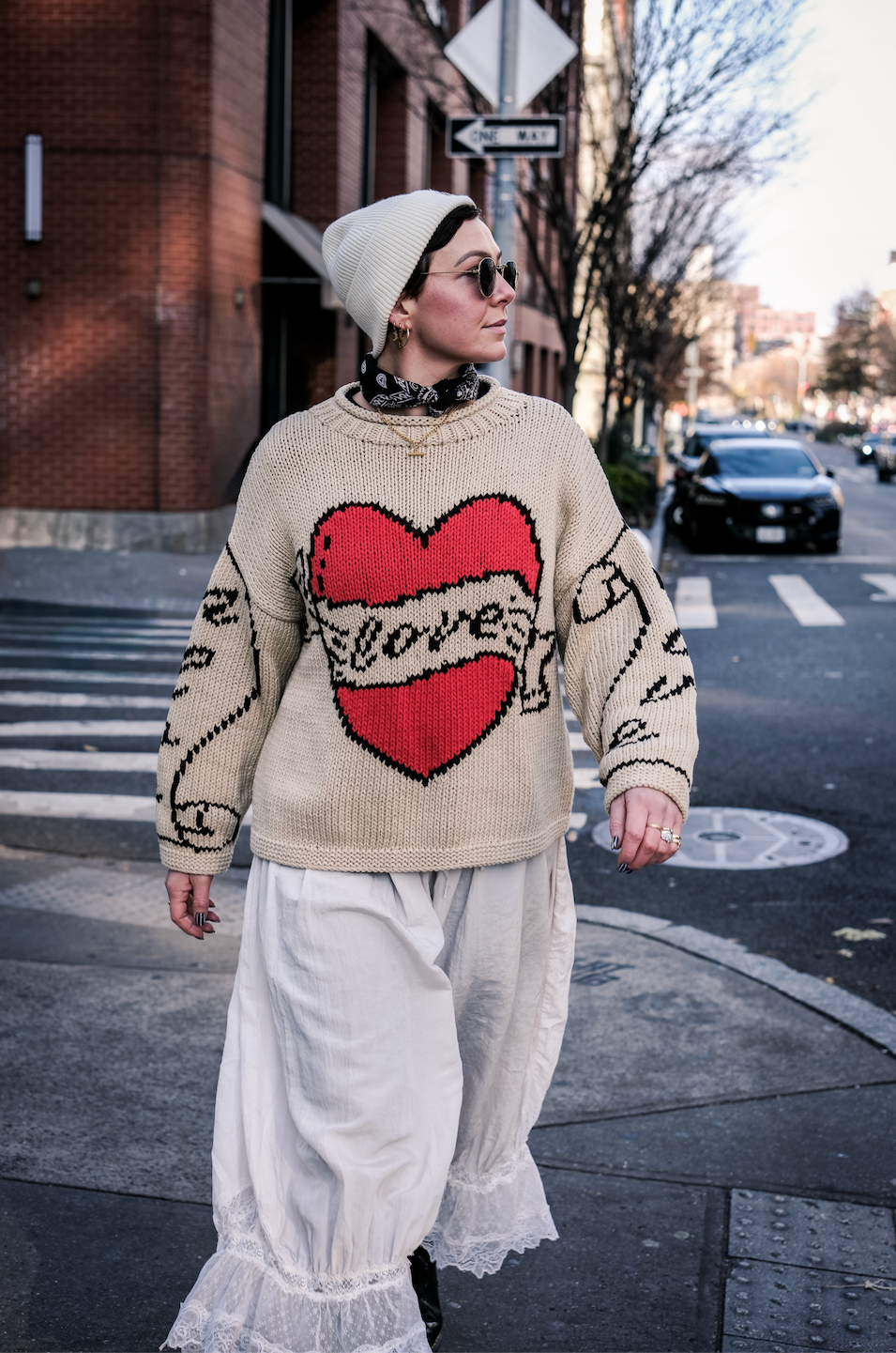 The Young Hearts Jumper - Ecru