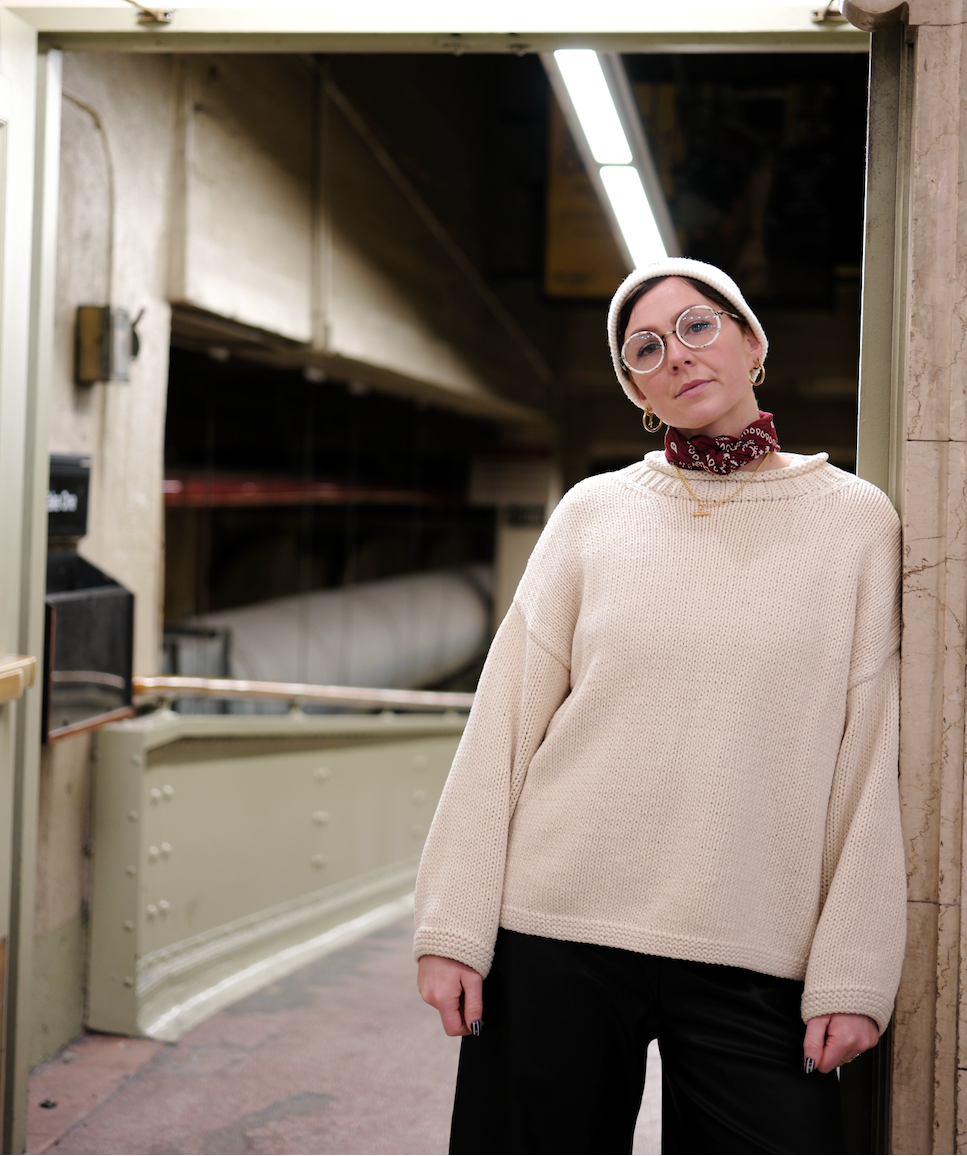 The Essential Handknit Jumper - Oat Milk