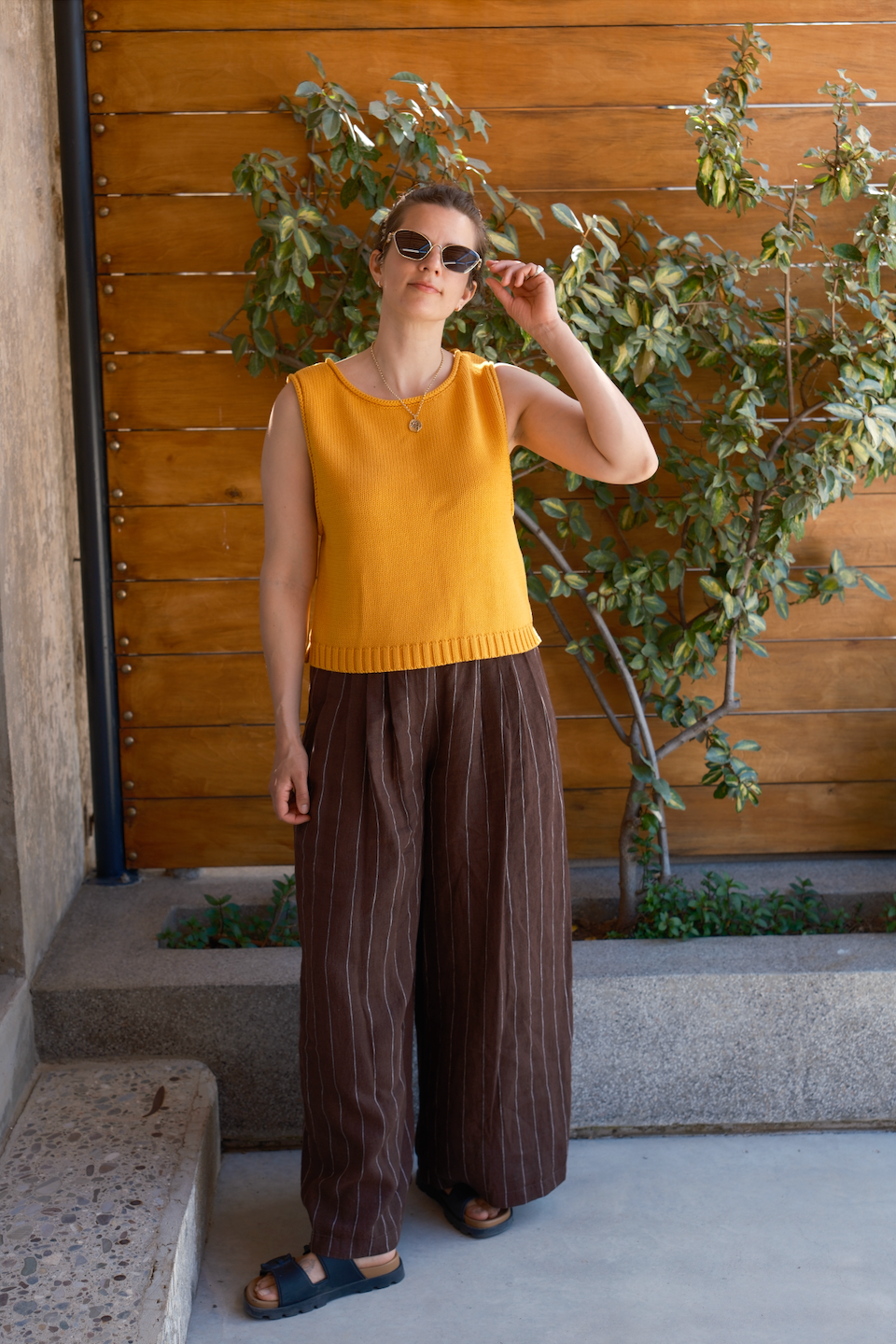 SAMPLE SALE The Staple Tank - Yellow