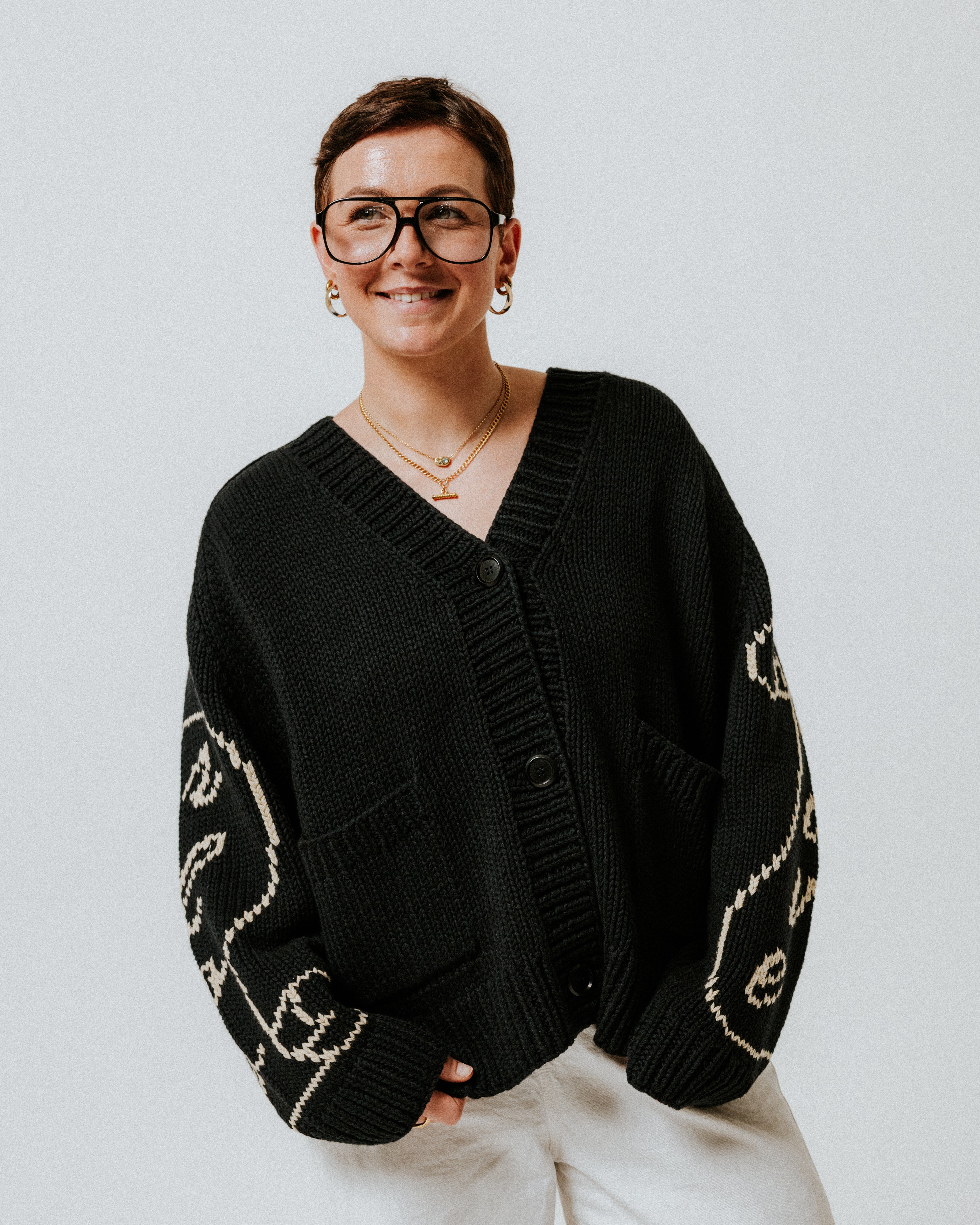 Young Hearts Hand-knitted Cardigan