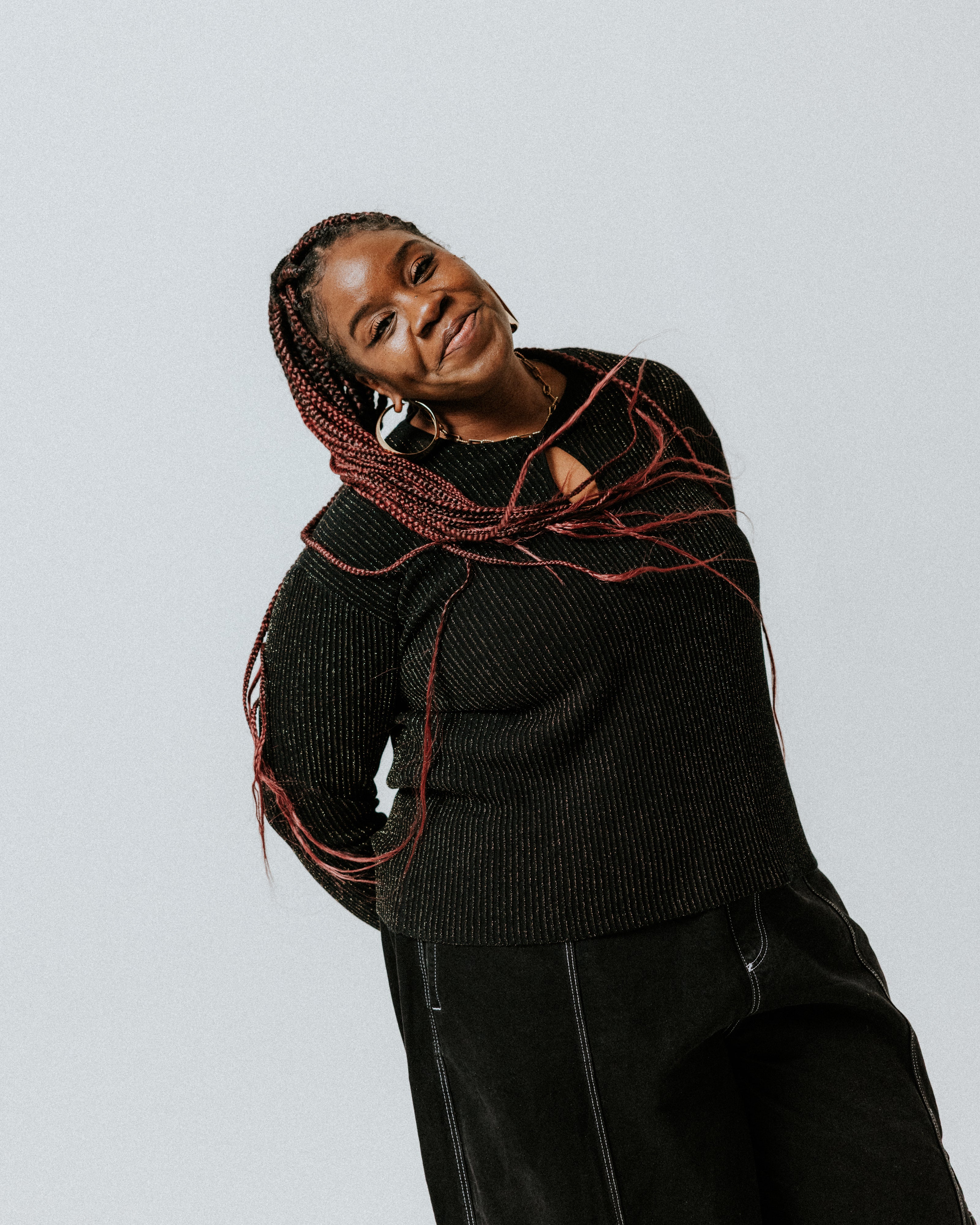 Plisse Extra Fine Merino Wool Jumper - Black & Gold