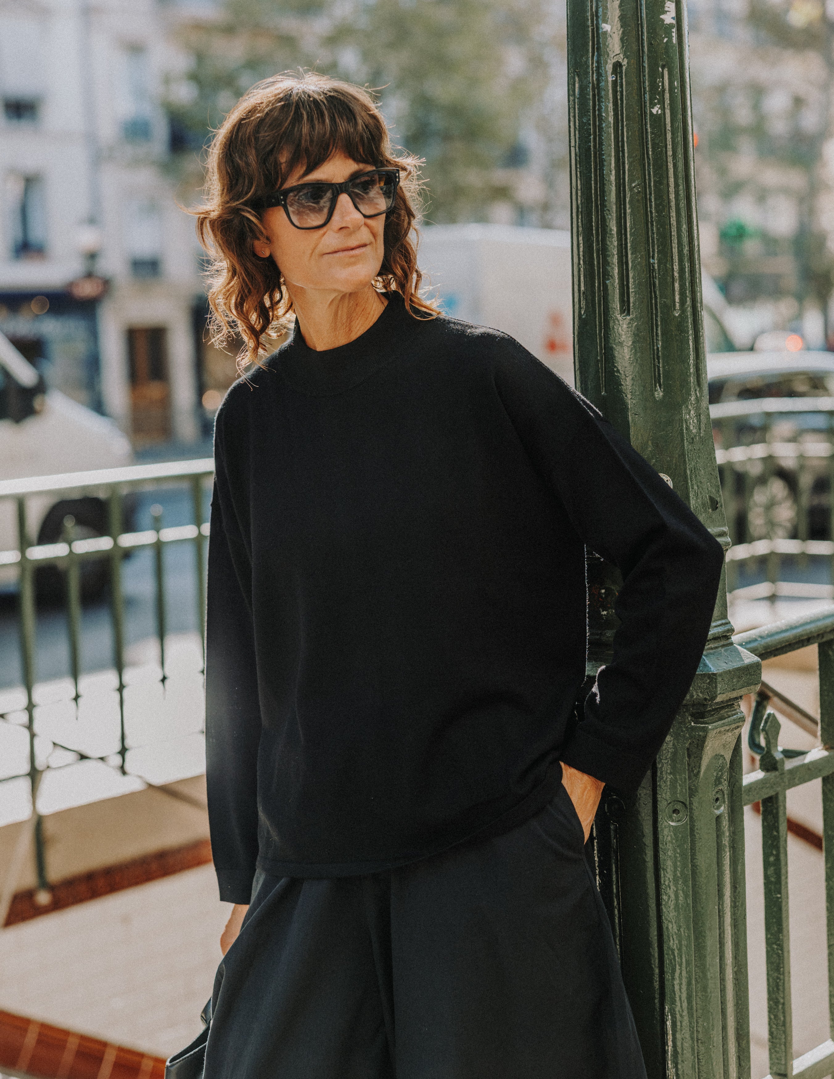 Extra Fine Merino Wool Turtle Neck Jumper - Black