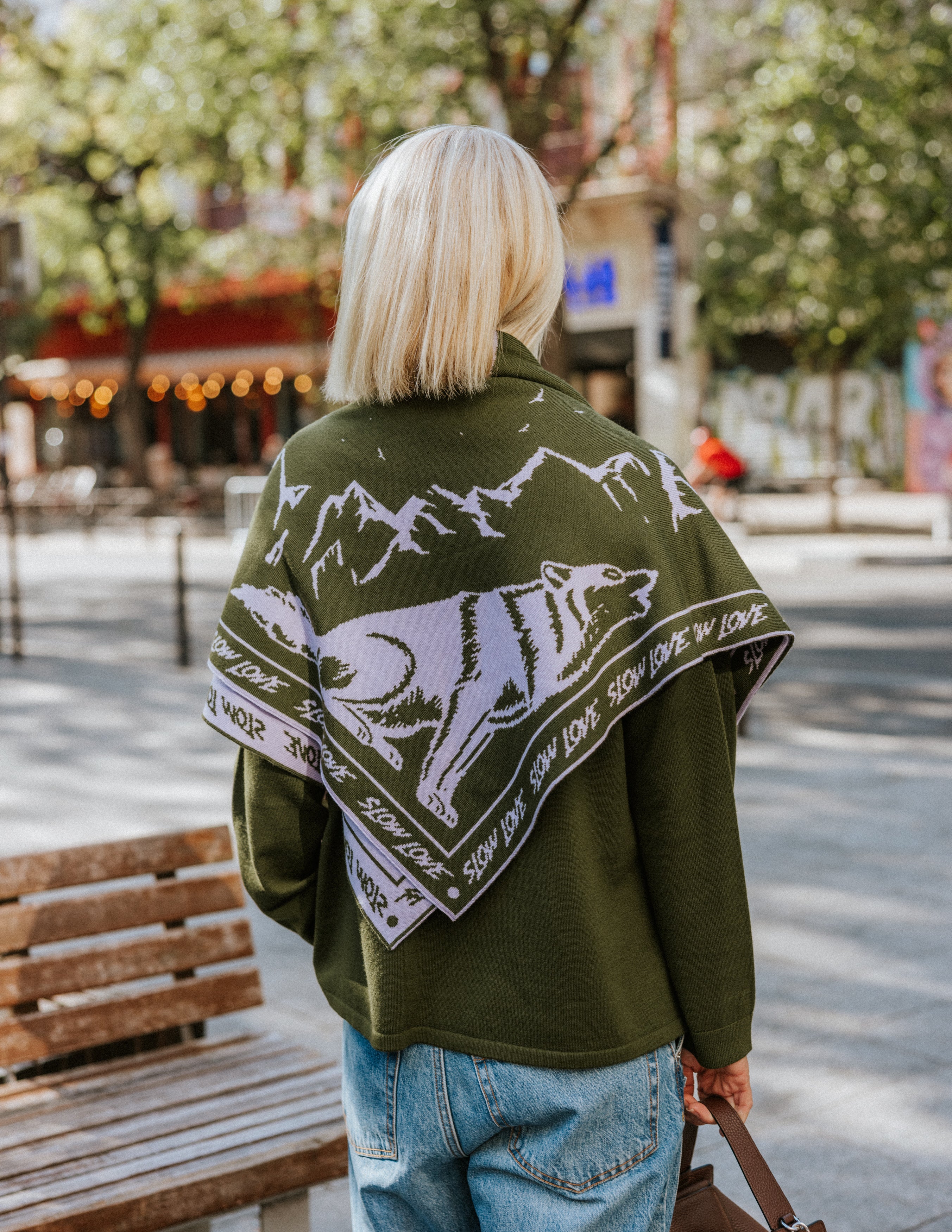 Wolf Bandana Scarf