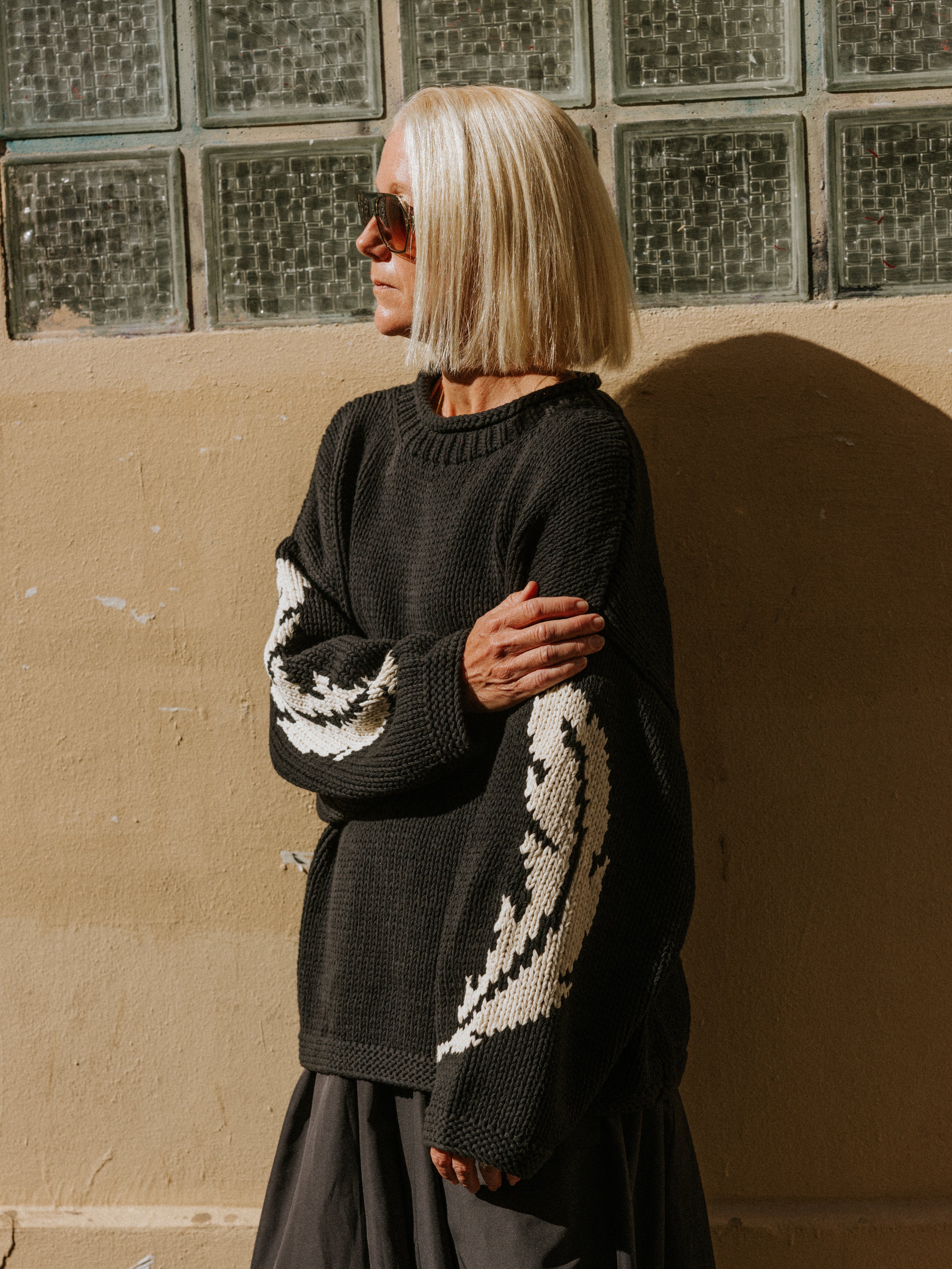 Feather Handknit Jumper