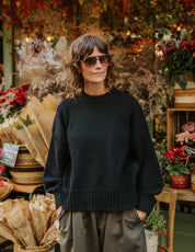 Staple Balloon Jumper - Faded Black