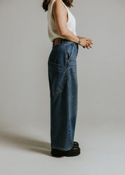 90s Twisted Side Seam Denim Jeans